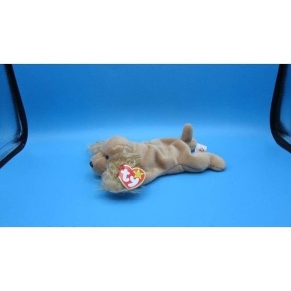 Spunky the Cocker Spaniel TY Beanie Babies matching Teenie Beanie Baby 1997 MWT - Picture 2 of 4